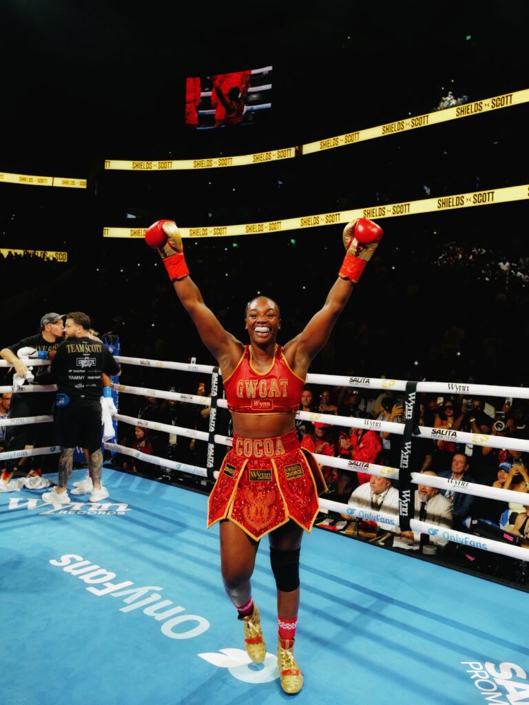 Claressa Shields Stops Kaye Scott in Sixth Round, Reclaims Middleweight Titles